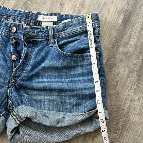 H&M 100% COTTON BOYFRIEND JEAN SHORTS - Picture 3 of 7